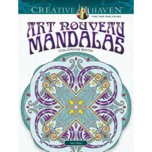 Creative Haven Art Nouveau Mandalas Coloring Book | John Alves (ISBN: 9780486818900)