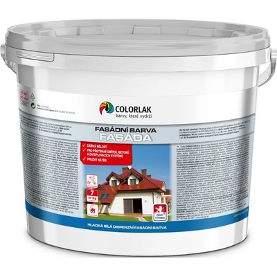 COLORLAK proexteriér fasáda v2012 0100 bílá 7 kg