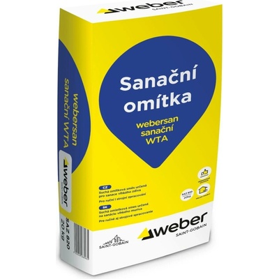 Omítka sanační weber san WTA – 20 kg