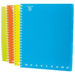 Pigna Monocromo PPL Fluo A4 100-листова тетрадка със спирала P1112-0315 (P1112-0315)