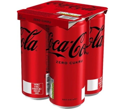 Coca Cola Zero 4 x 330 ml