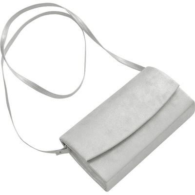 Malá strieborná listová kabelka