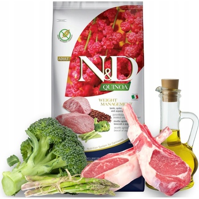 N&D CAT QUINOA adult weight management lamb 1,5 kg