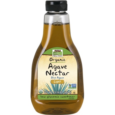NOW NOW Organic Agave Nectar Light, 660 Grams