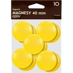 KW Trade Magnets Grand 40 mm yellow op. 10 pieces