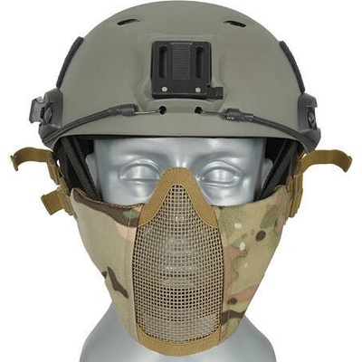 WOSPORT Ocelová maska v.2 s uchycením na helmu CP – Zbozi.Blesk.cz