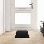 vidaXL Килим пътека Черно 50 x 150 cm 100% Полипропиленов Тапициран (42011400)