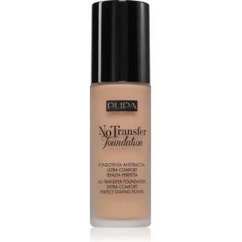 PUPA Milano No Transfer Foundation хидратиращ фон дьо тен SPF 15 цвят Deep Beige 30ml