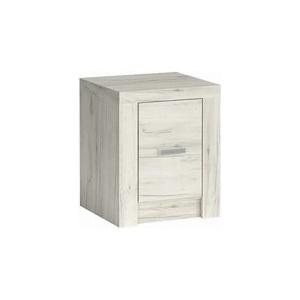 Bogdan Furniture Europe Нощно шкафче Indianapolis I-24, бял крафт - memo