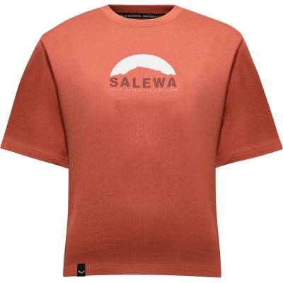Salewa Дамска тениска Salewa Women's Eagle Sunrise T-Shirt S/S T-shirt - Etruscan Red - размер 34 (EU) (916-7393-0112)