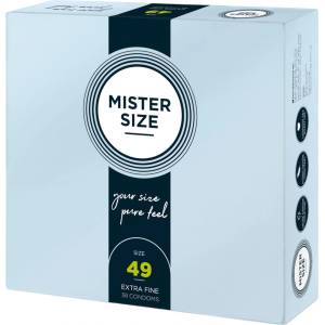 MISTER SIZE - тънък презерватив - 49мм - 36 броя - desirel