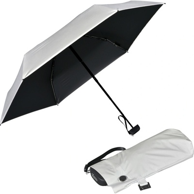iX-brella Super Mini deštník s UV a tepelnou ochranou světle šedá – Hledejceny.cz