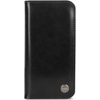 Image 1 of Moshi Overture Case - кожен/текстилен калъф, тип портфейл и поставка за iPhone X (черен)