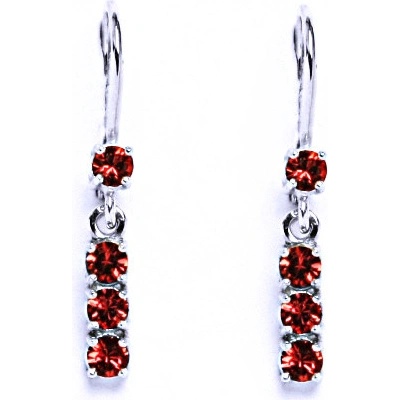 Čištín se Swarovski krystalem padparadscha NK 1323V