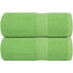vidaXL Кърпи за гости FROGN 2 бр. ябълковозелени 30x50 см 360 г/м2 (137019)