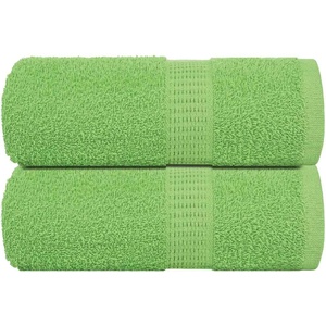 vidaXL Кърпи за гости FROGN 2 бр. ябълковозелени 30x50 см 360 г/м2 (137019)