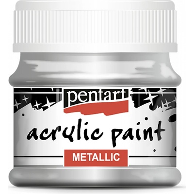 Pentart akrylové barvy metal 50 ml třpytivě fialová – Zboží Dáma