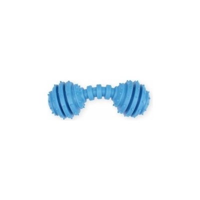 Petnova hračky pre zvieratá TPR DUMBBELL BLUE hračka pre psov 12 cm