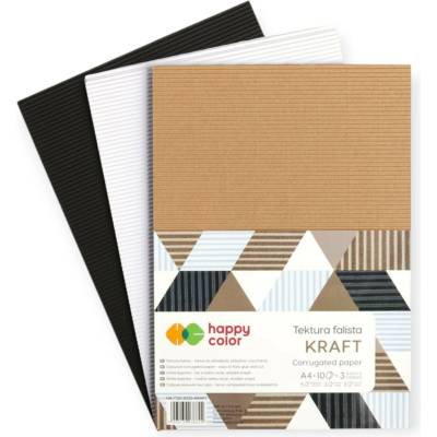 Happy Color Tektura falista A4 10 listov