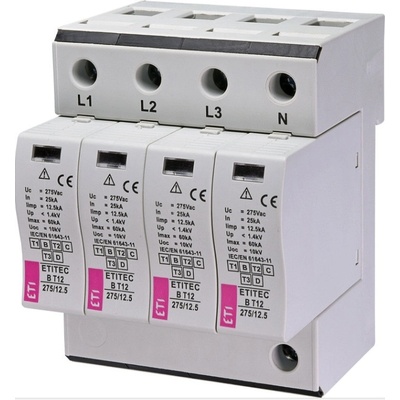 Zvodič prepätia ETITEC B T12 275/12,5 4+0 002440325