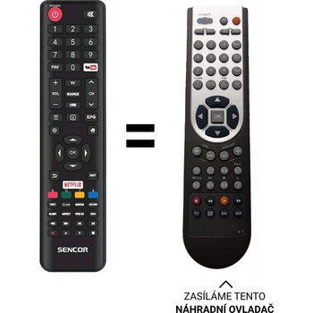 Dálkový ovladač Predátor Sencor SLE40FS601TCS