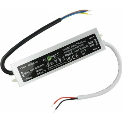 ECO LIGHT Zdroj LED 30W 12V 2.5A IP67 160x30x20mm