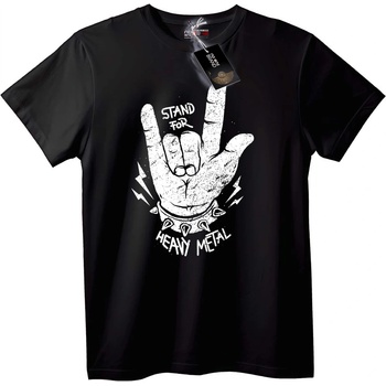 NOONEBRAND Тениска Хеви Метъл Рок Ръка - 3XL, Black
