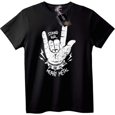 NOONEBRAND Тениска Хеви Метъл Рок Ръка - 3XL, Black