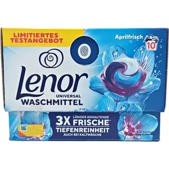 Lenor Aprilfrisch Allin1 капсули 10 бр за бяло и цветно пране