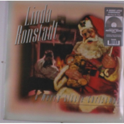 Linda Ronstadt A Merry Little Christmas Opaque Metallic Silver Remastered Reissue LP