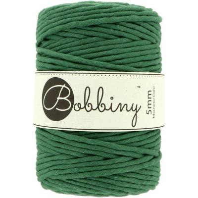 Bobbiny Macrame Cord Pine Green 5 mm 100 m