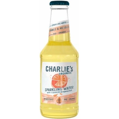 Charlie's Organics sycená pitná voda s pomerančovou a mandarinkovou šťávou 250 ml