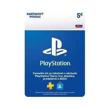 PlayStation Store predplatená karta 5 € SK