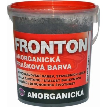 Fronton Anorganická prášková barva Černá pro venkovní a vnitřní použití 800 g