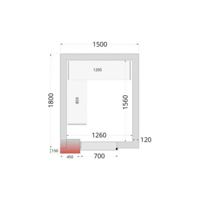 TEFCOLD CR 150x180x220, 44142