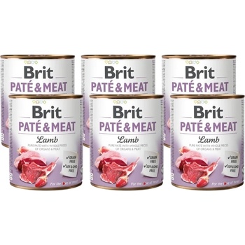 Brit Брит пате и агнеско месо 6x800г