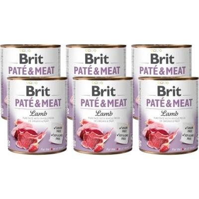 Brit Брит пате и агнеско месо 6x800г