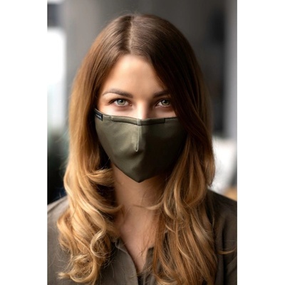 nanoSPACE Designová pratelná nanorouška nanoSPACE khaki – Zboží Dáma
