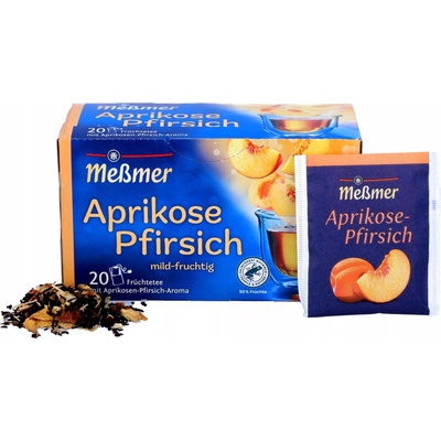 Messmer Broskyňa Marhuľa 20 vrecúšok 55 g