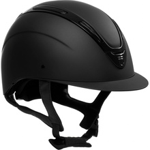 Equestro Apocalypse Matte jazdecká prilba unisex Čierna Čierna lesklá