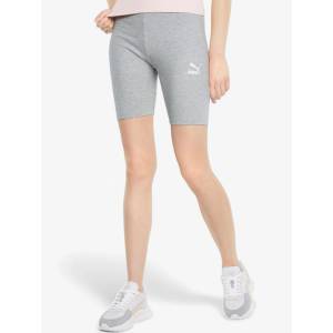 PUMA Classics Short Leggings Grey - dress4less