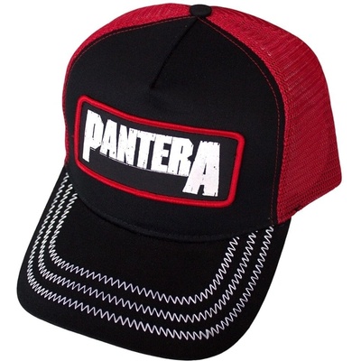 Pantera B&W Patch Шапка с козирка Black & Red UNI (PANTMBCAP05BR)