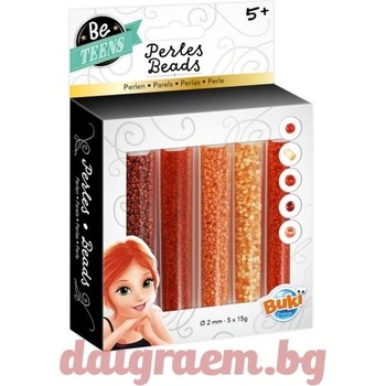 Image 1 of Buki France Комплект 5 цвята мъниста buki pe004 (bkpe004)