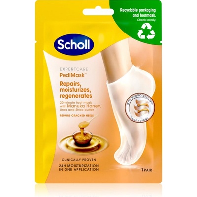 Scholl Pedimask Manuka Honey дълбоко подхранваща маска за крака 1 чифт
