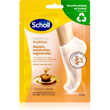 Scholl Pedimask Manuka Honey дълбоко подхранваща маска за крака 1 чифт