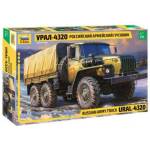 Zvezda Модел комплект военен 3654 - РУСКИ АРМЕЙСКИ КАМИОН ural4320 (1: 35)