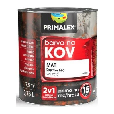 Primalex Antikorozní barva na kov 2v1 0,75 l čok.hnědá