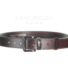 Prosch Bags kožený pásek jeans 09/1-95 hnědý