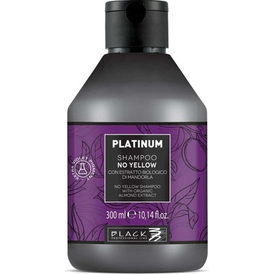 Black Professional Black Platinum No Yellow Shampoo šampón na vlasy Silver 300 ml