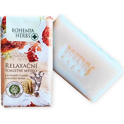 Bohemia Herbs toaletní mydlo Med a Kozí mléko 100 g